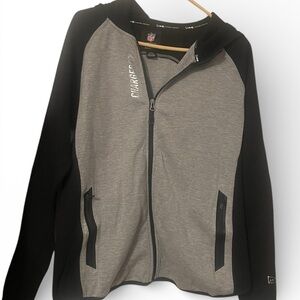 NFL Los Angeles Chargers Women’s Zip-Up Hoodie – Size Large - Michael Strahan